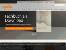 Tablet Screenshot of lewa.de