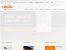 Tablet Screenshot of lewa.pl